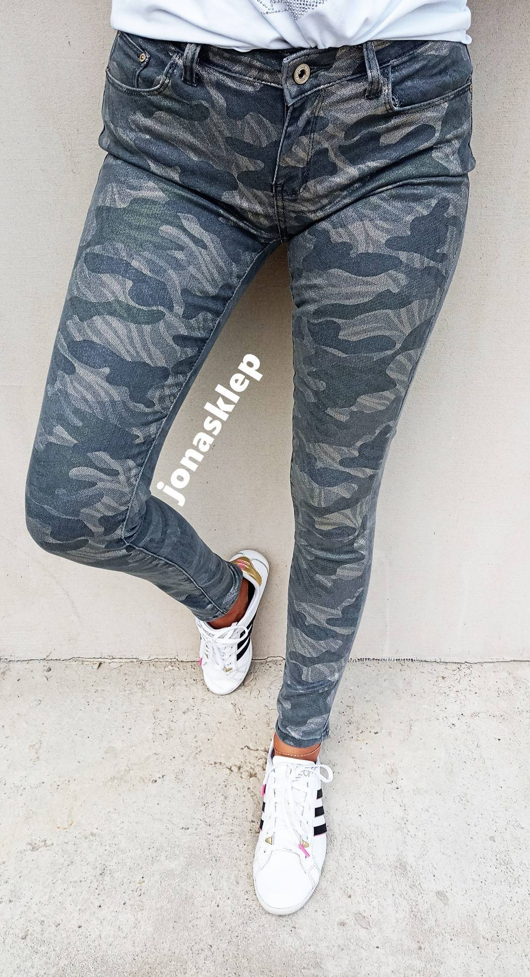 SILVER NABŁYSZCZANE RURKI WZORY MORO